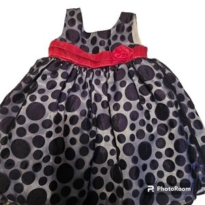 Girls Polk a dot dress 24M